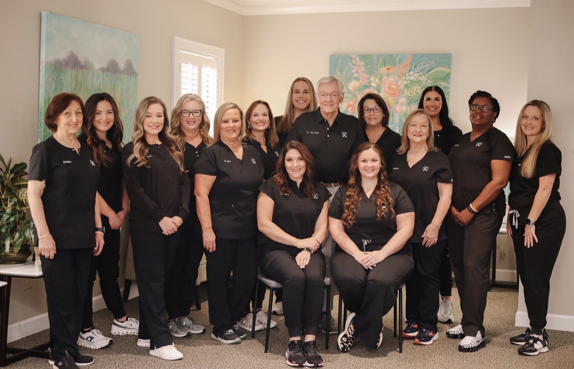 The Riccardi General Dentistry team smiling together at their Americus, Georgia office